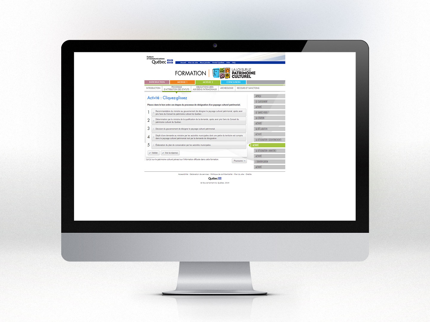 Pour mieux connaître la Loi sur le patrimoine culturel