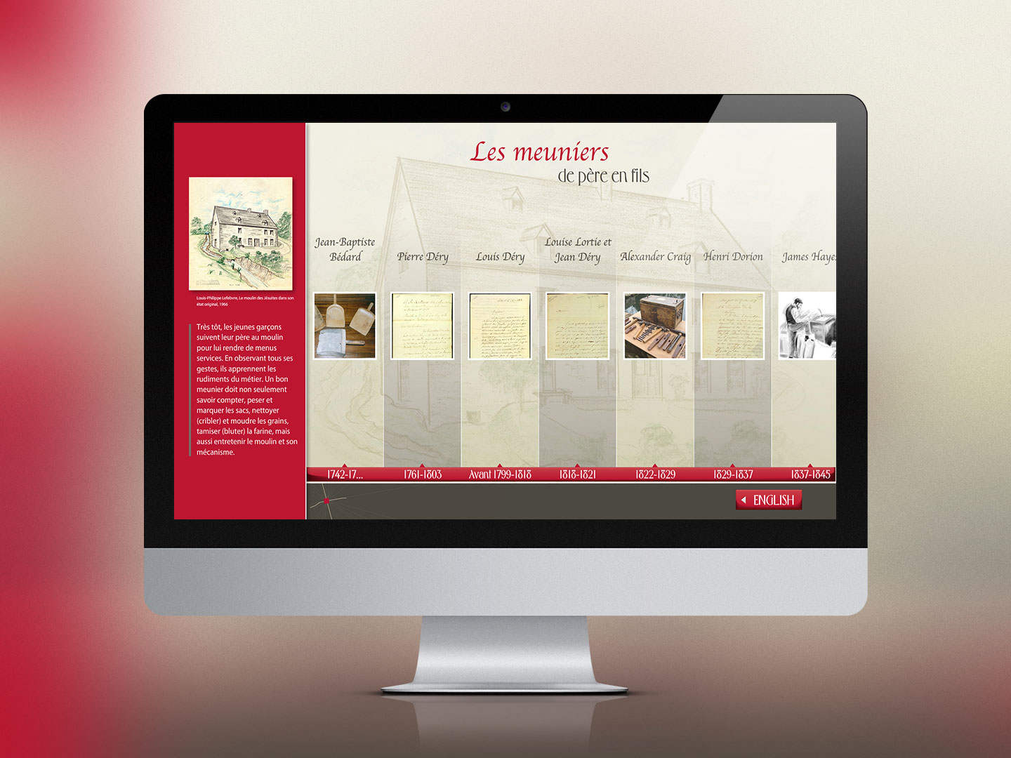 Vivre au Trait-Carr&eacute; au temps des moulins