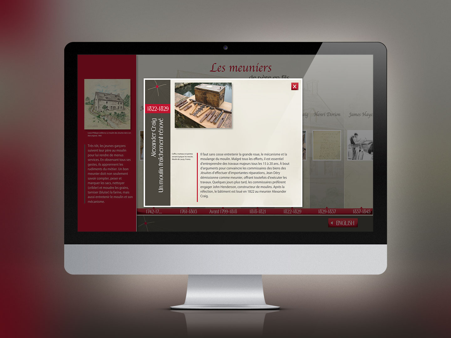 Vivre au Trait-Carr&eacute; au temps des moulins