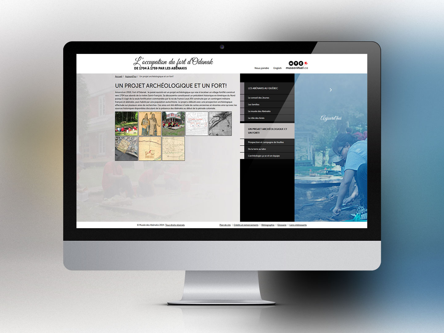 L'occupation du fort d'Odanak