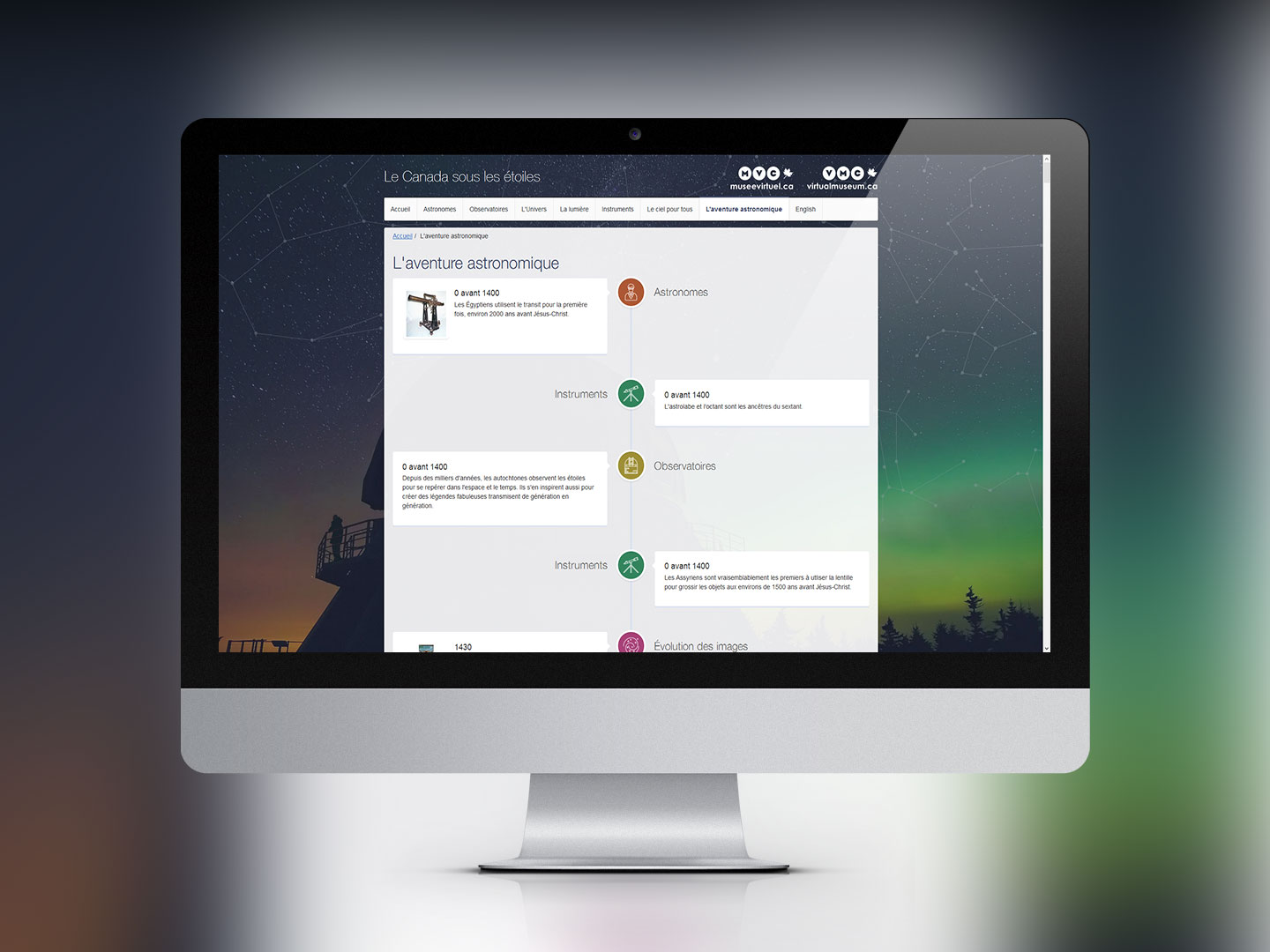 Le Canada sous les étoiles