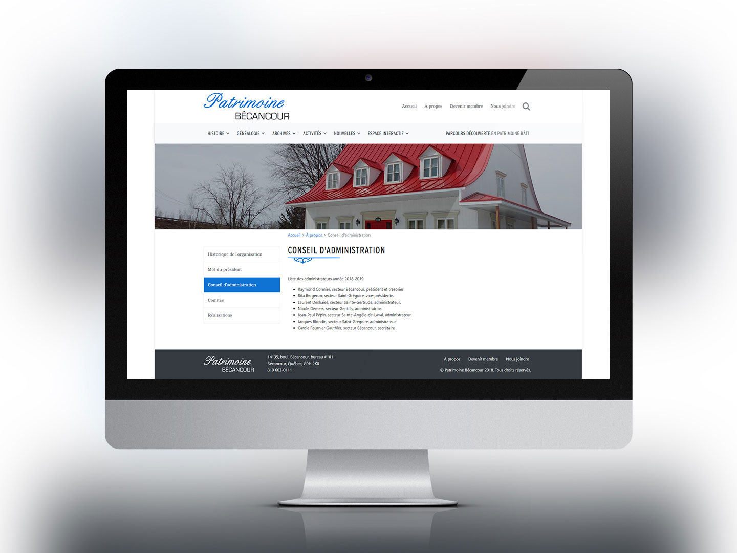 Parcours intergénérationnel en patrimoine bâti