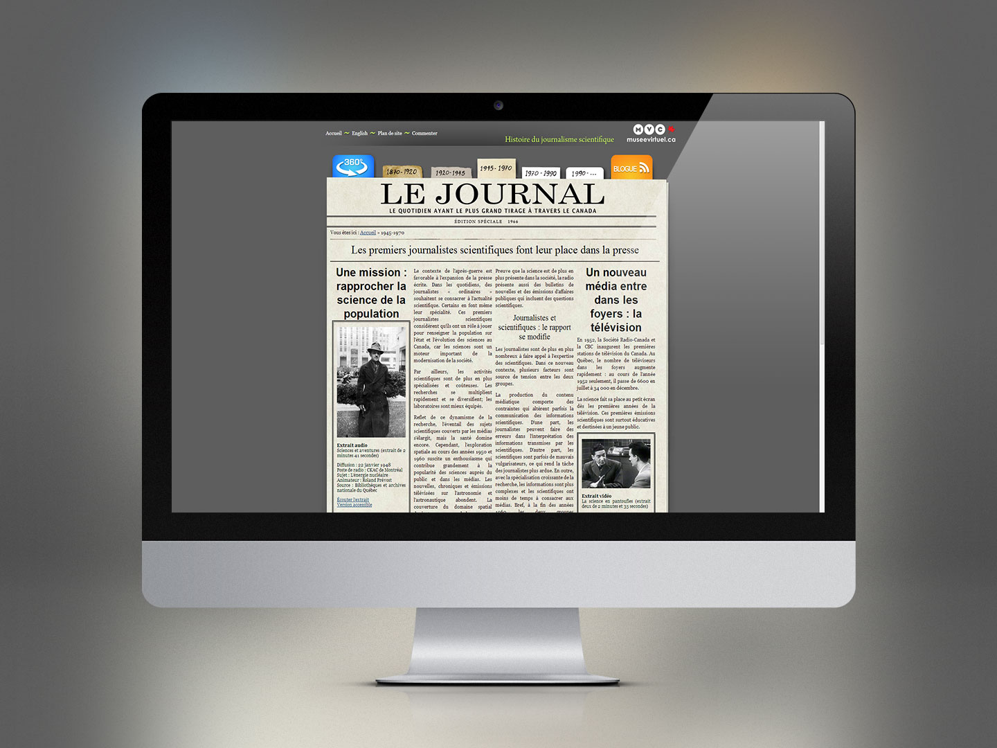 Histoire du journalisme scientifique