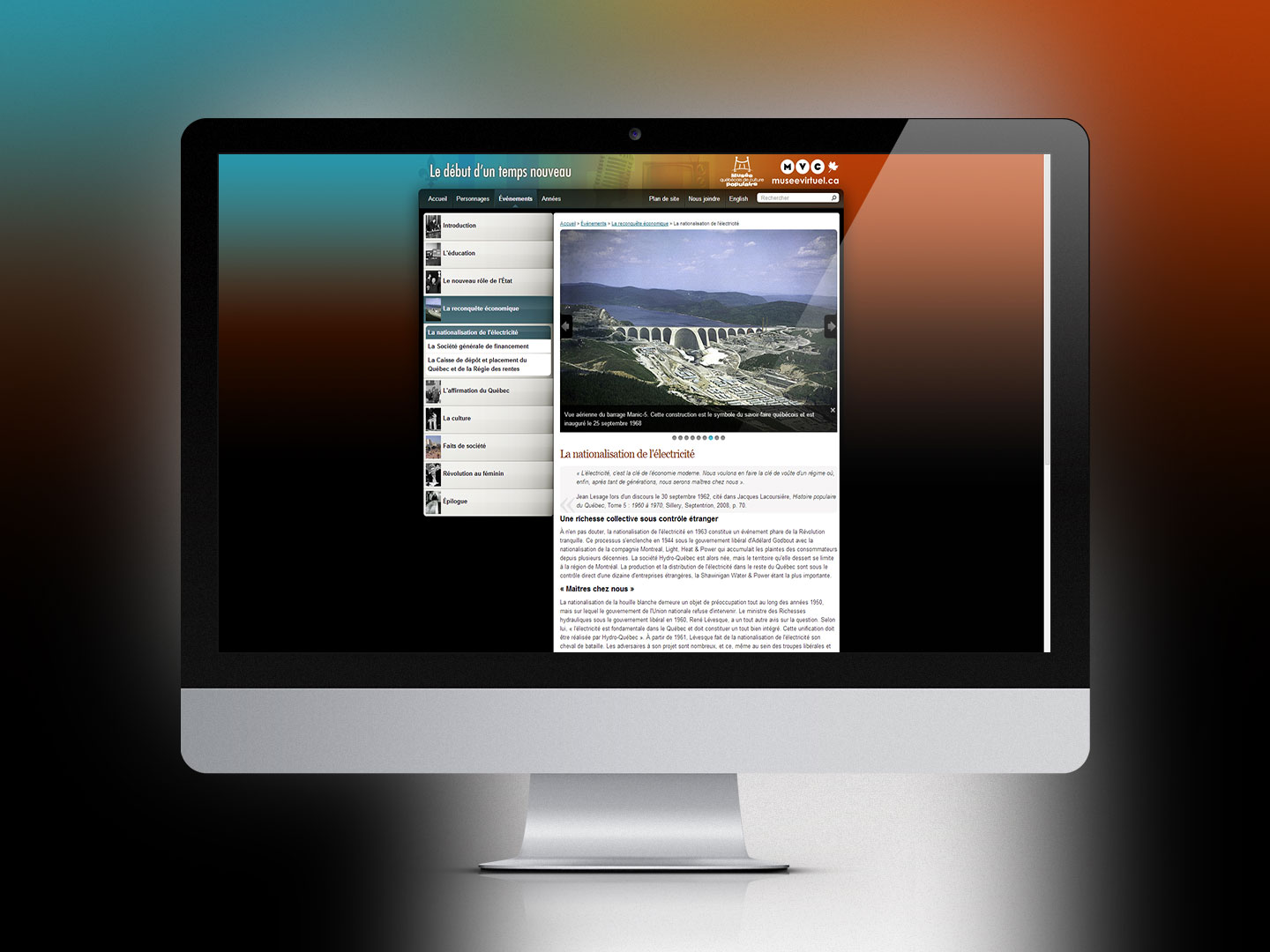 Le début d'un temps nouveau