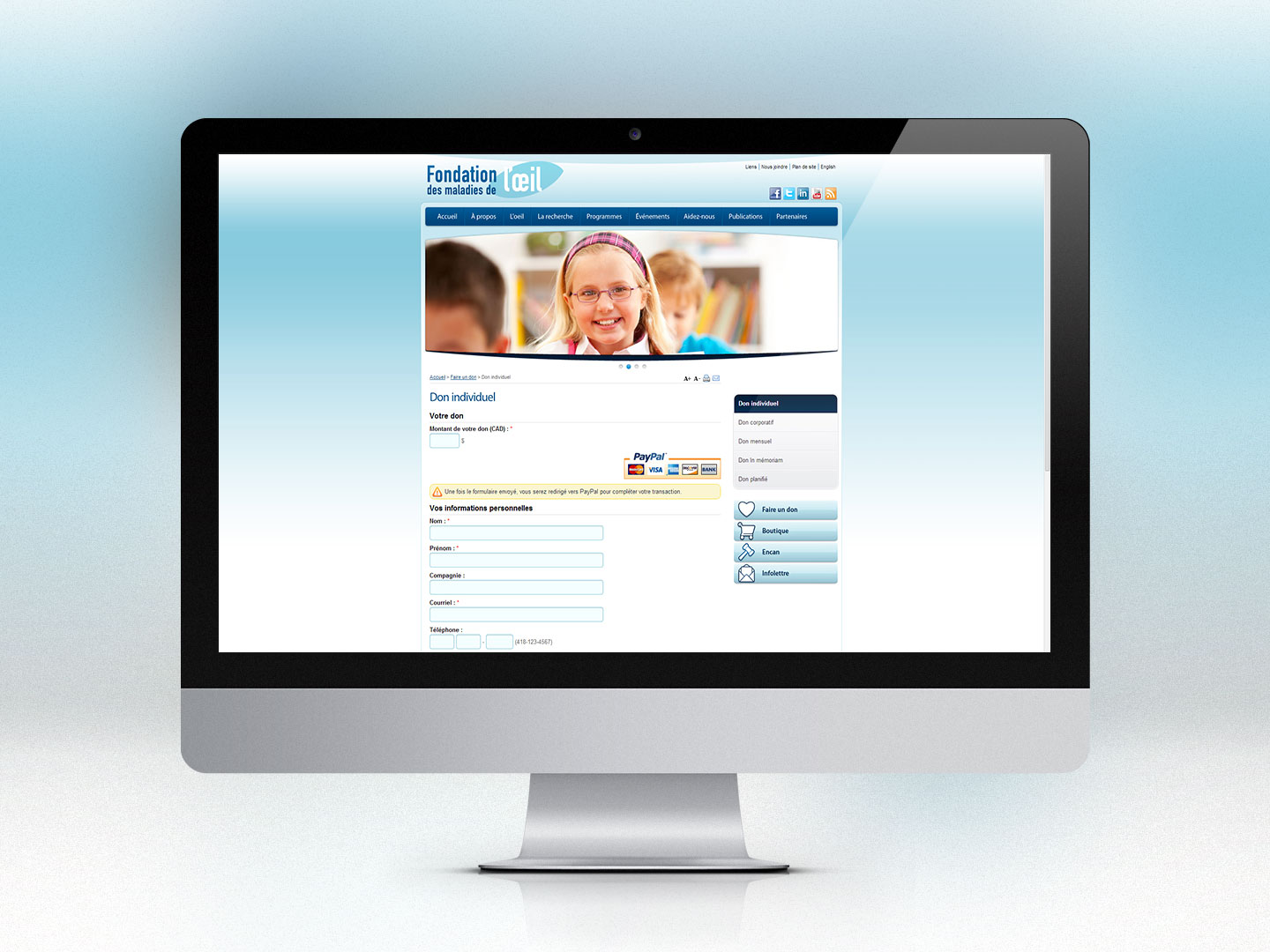 Fondation des maladies de l'oeil